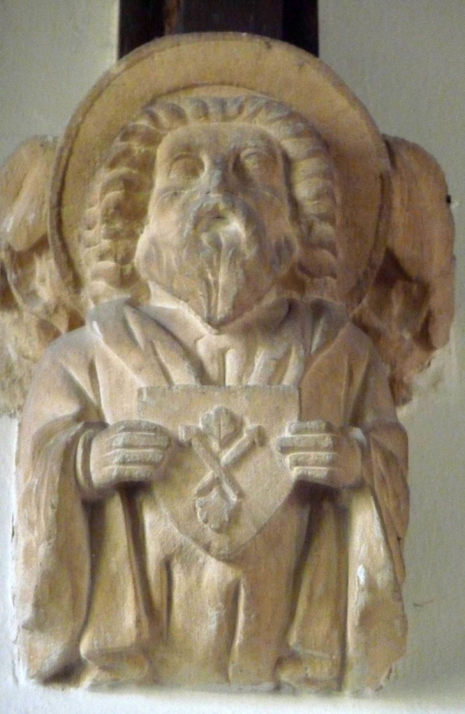 Stone Boss, St Adeline's Church, Little Sodbury Robert Flickr