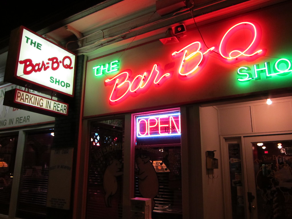 the barbq shop first awesome regional dinner of the tour… charlie