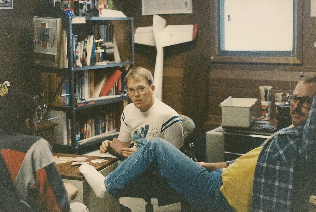 Minot Dorm Typical dorm room from around 1988 at Minot AFB… n0mkj