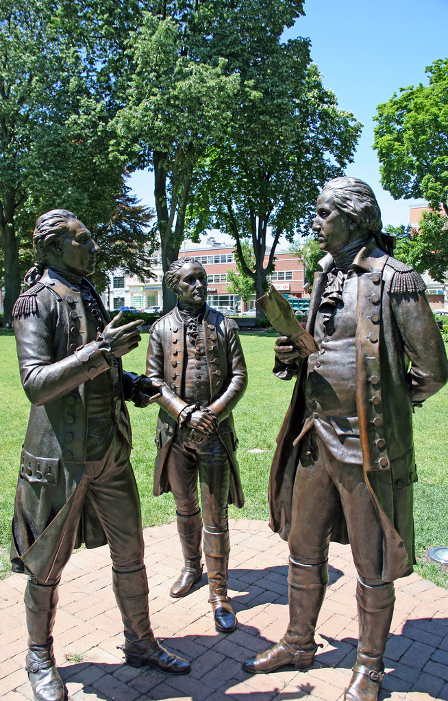 Statue on the Morristown Green The Morristown Green has a … Flickr