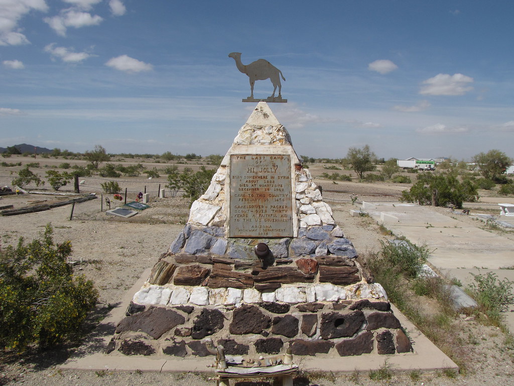 Hi Jolly Monument, Quartzsite, AZ Hi Jolly was a camel dri… Flickr