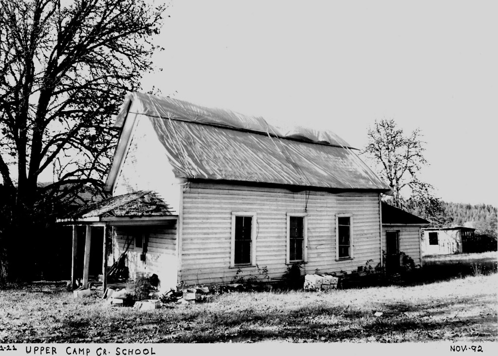 Camp Creek Oregon Upper Camp Cr. School shortly before its… Flickr