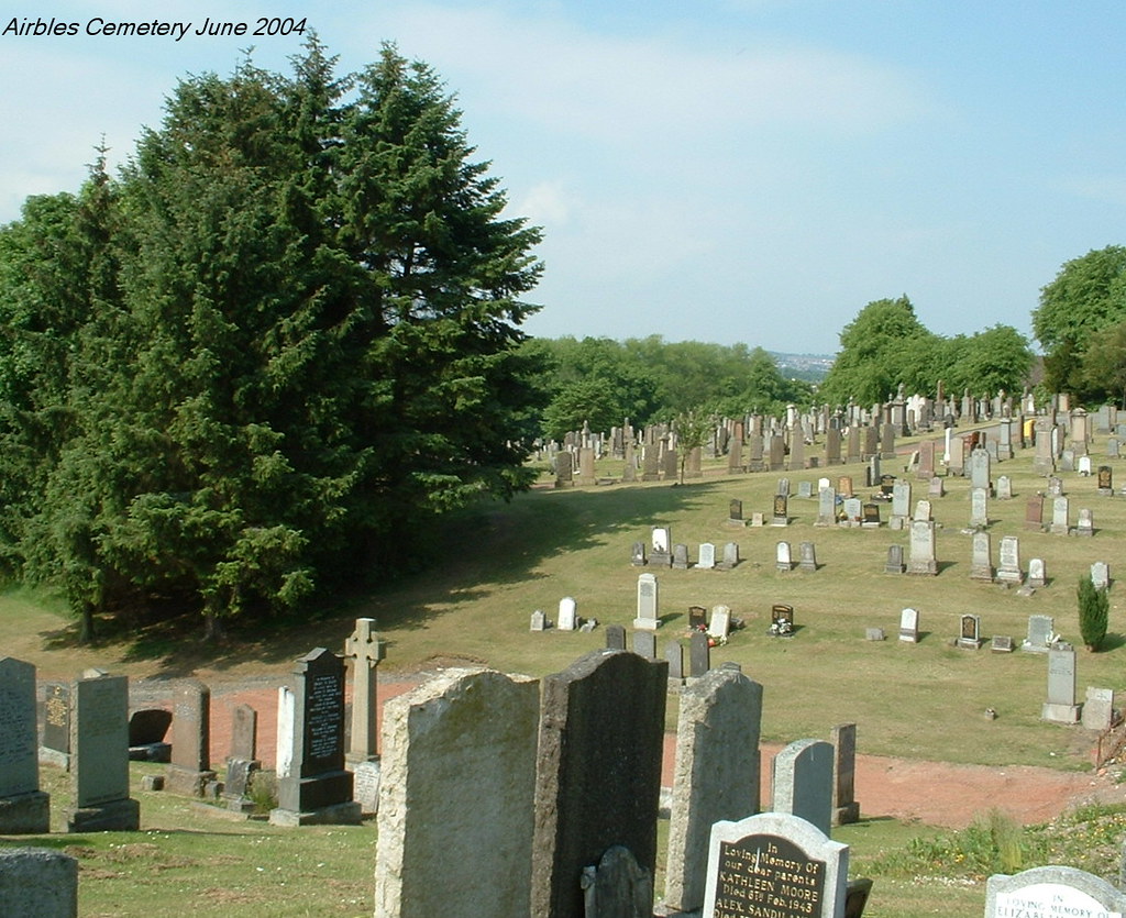AIRBLES CEMETERY, Motherwell, Lanarkshire, Scotland. Flickr