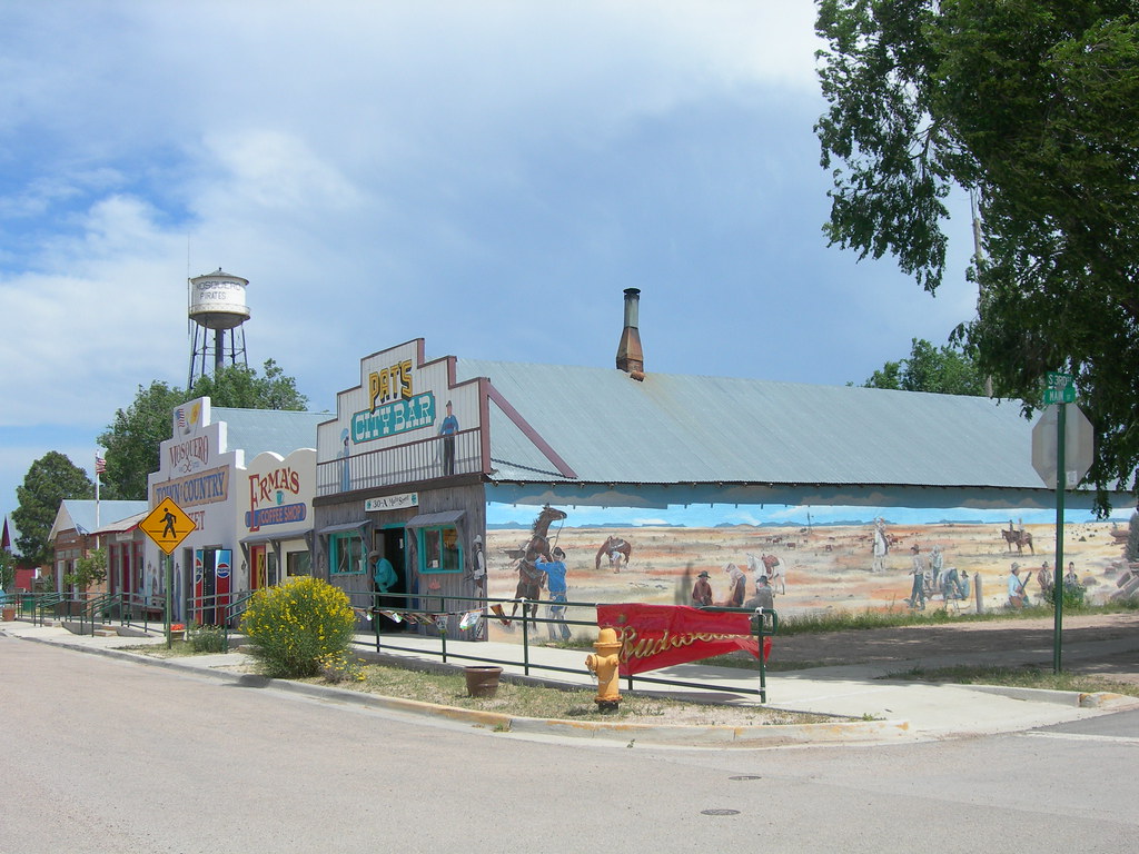Mosquero's Main Street Businesses Mosquero, New Mexico Mos… Flickr