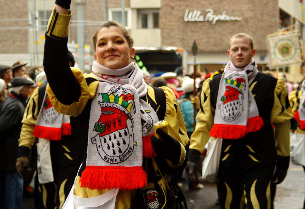 Throwing Candy Carnival parade in Cologne, Germany Michael Hall