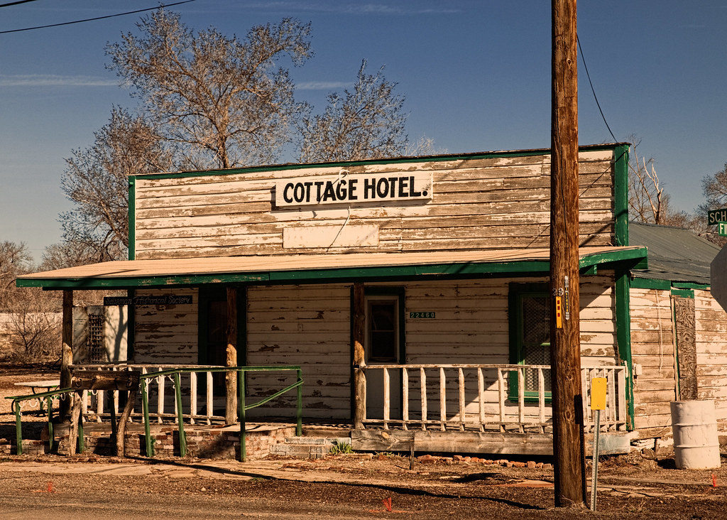 Cottage Hotel Seligman, Arizona on the old Route 66. Pete Zarria