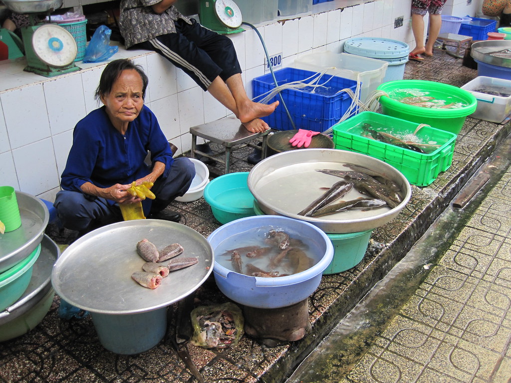 Fish for sale at the market Lindsey Flickr