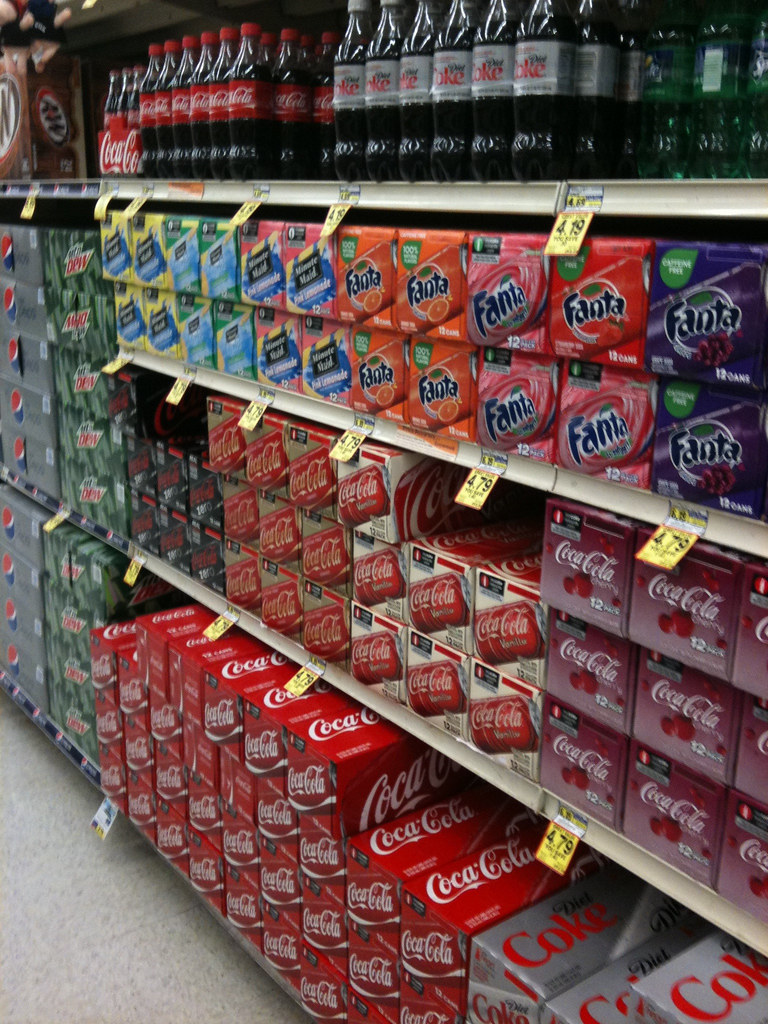 Grocery Shopping coupon shopping for soda at Albertsons Flickr