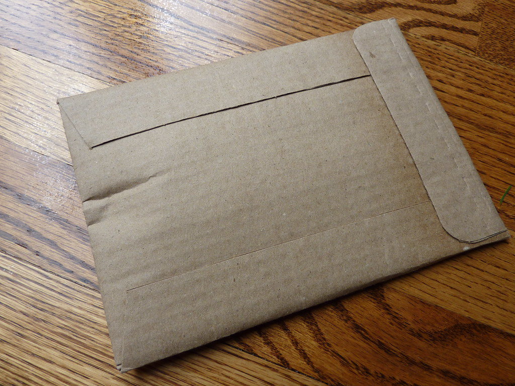 Hightech Jewelry Packaging The cardboard envelope that my… Flickr