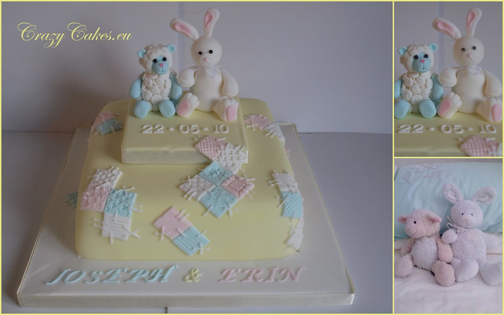 Joint Christening Cake This is the Christening cake I did … Flickr