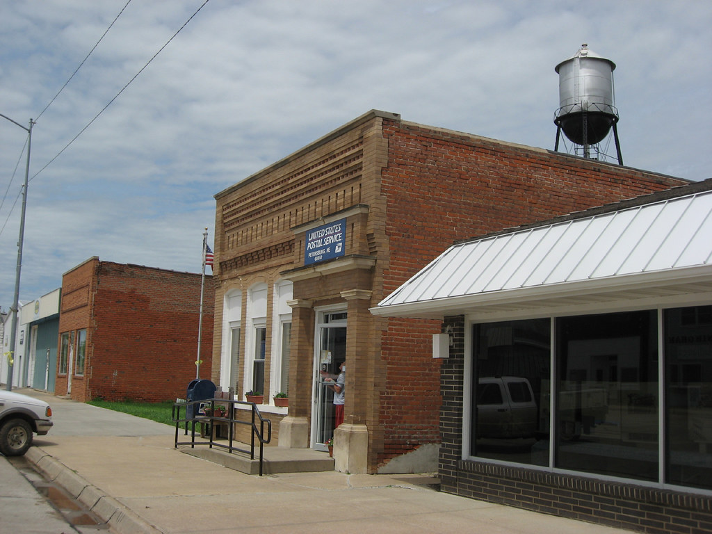 Petersburg, Nebraska The Petersburg Post Office (zip code … Flickr
