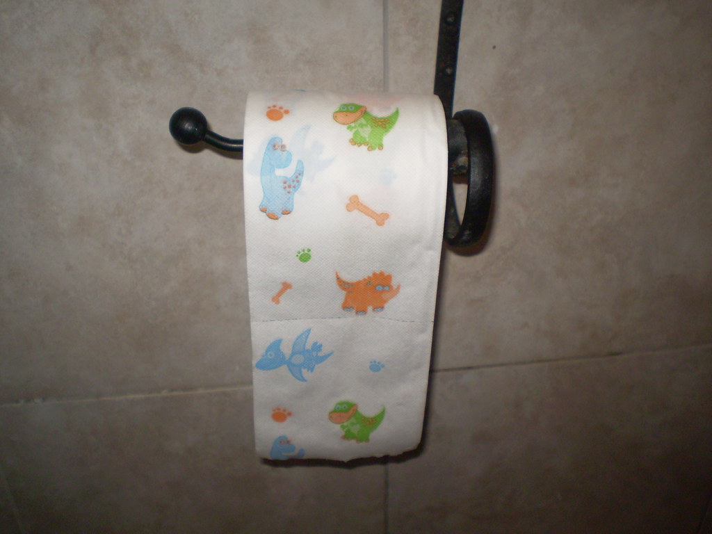 Dinosaur Toilet Paper I thought this was rad Flickr
