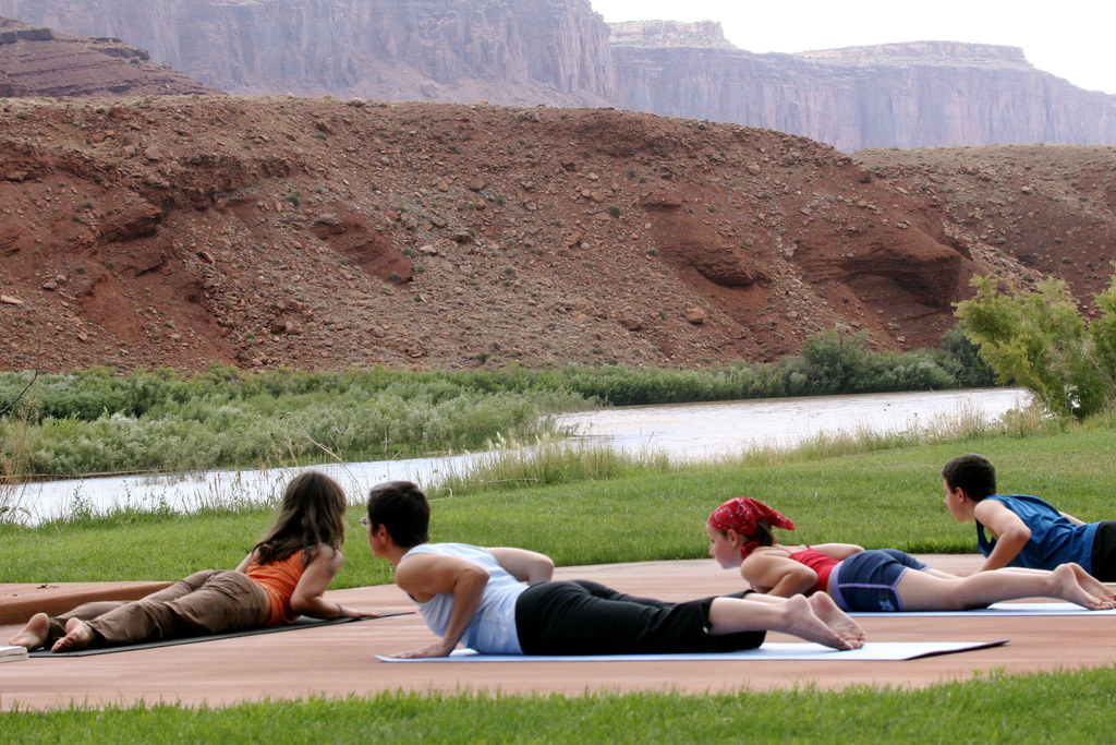 Yoga Yoga classes at the River Terrace Sorrel River Ranch Resort