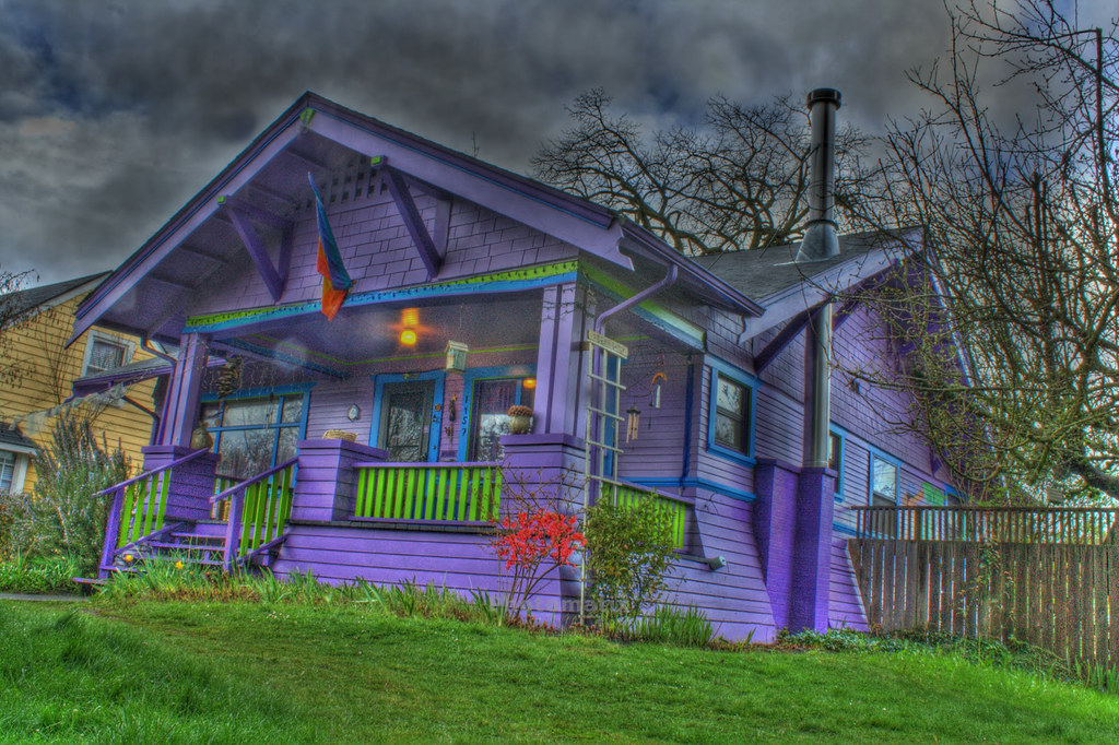 Colorful House Eugene, Oregon Reuben Prensky Flickr