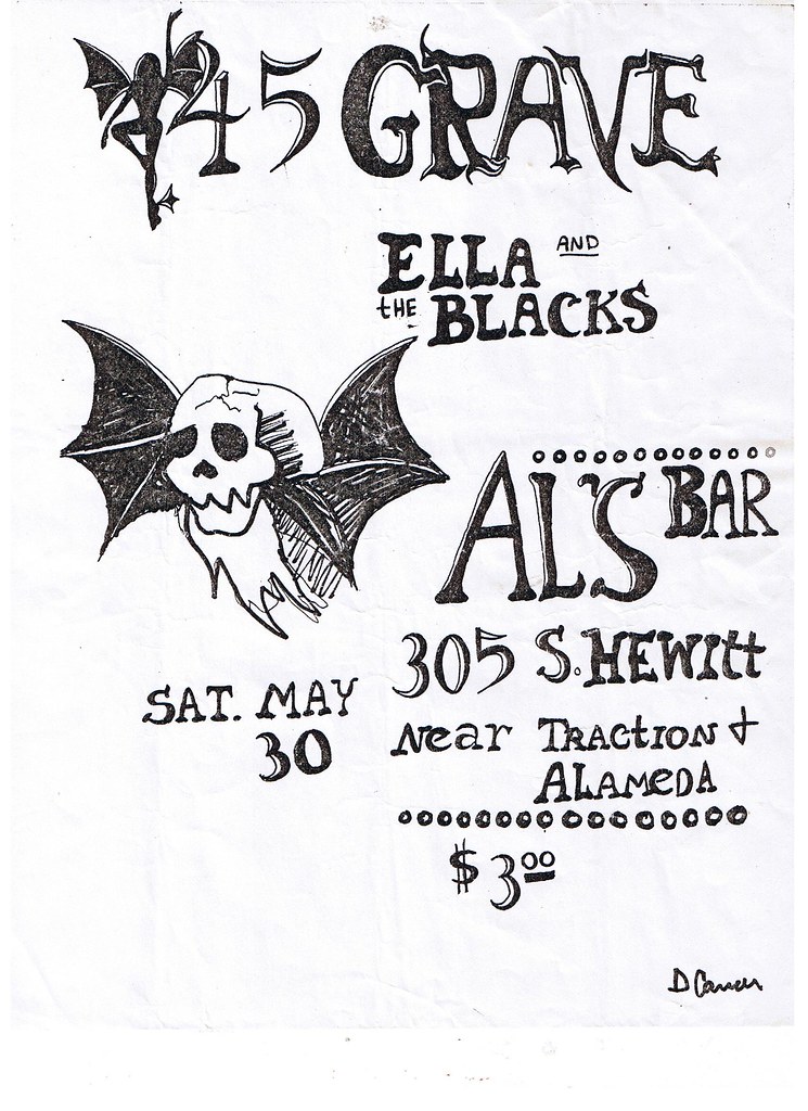 45 Grave, Ella and The Blacks, at AL's Bar, Los Angeles, C… Flickr