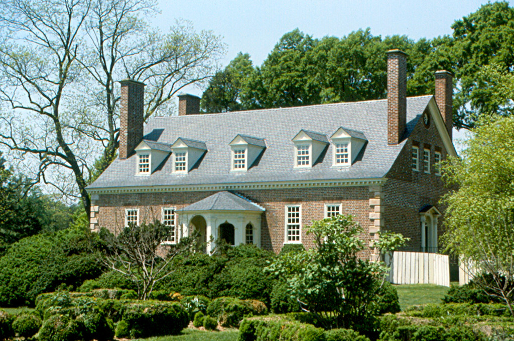 Gunston Hall from Garden The south front of Gunston Hall, … Flickr