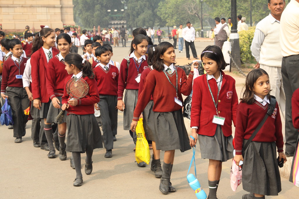 School Field Trip, India Gate, Delhi, India, 2010 Indian s… Flickr