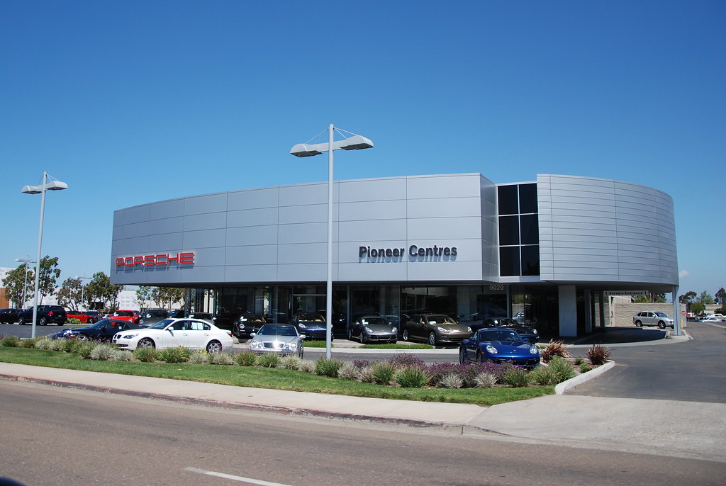 Pioneer Centres PORSCHE Dealership Miramar, California. Navymailman