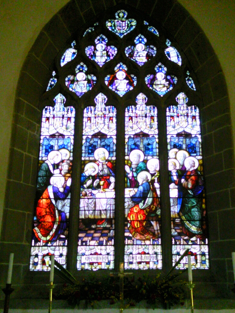 St Lawrence church Jersey stained glass window Karen Bryan Flickr