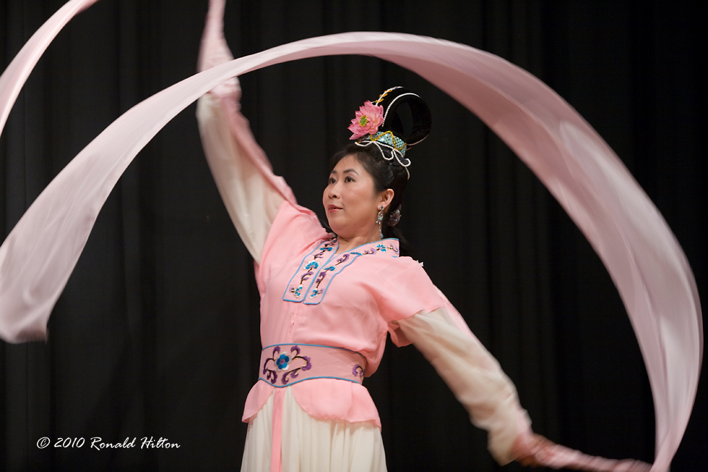 Chinese Ribbon Dance Asian Heritage Fair; Falls Church, Vi… Ron