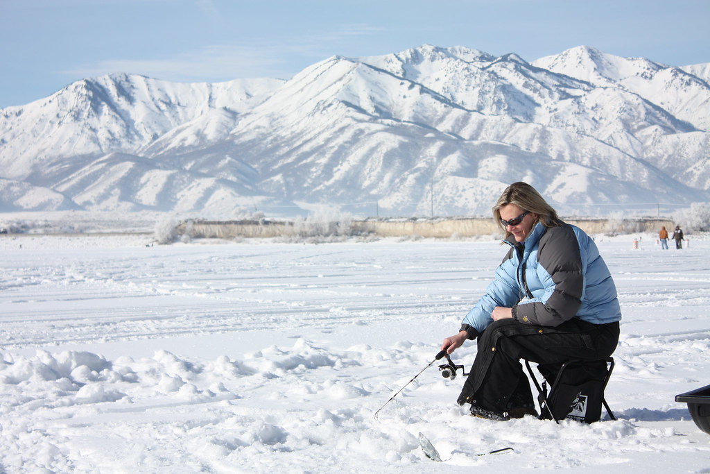 Ice Fishing Hyrum State Park UtahStateParks Flickr