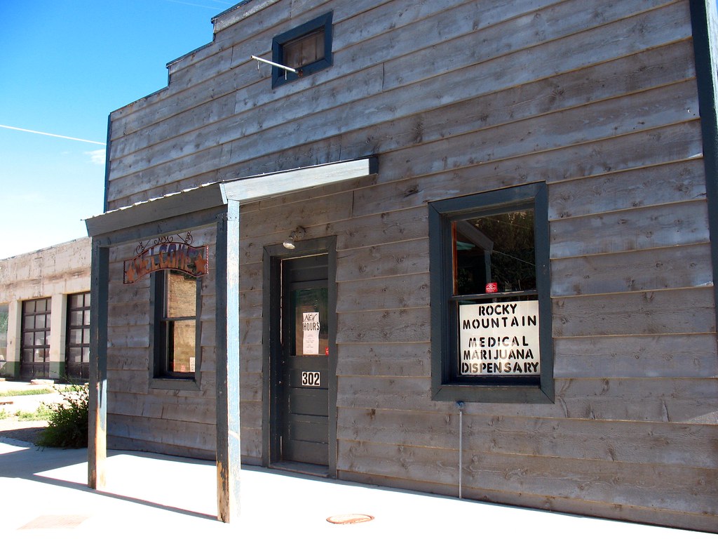 marijuana dispensary Dolores, Colorado, USA a tiny town