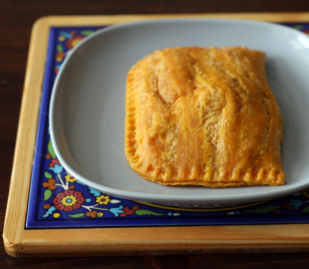 Jamaican patty from Toronto's Patty King A spicy beef patt… Flickr