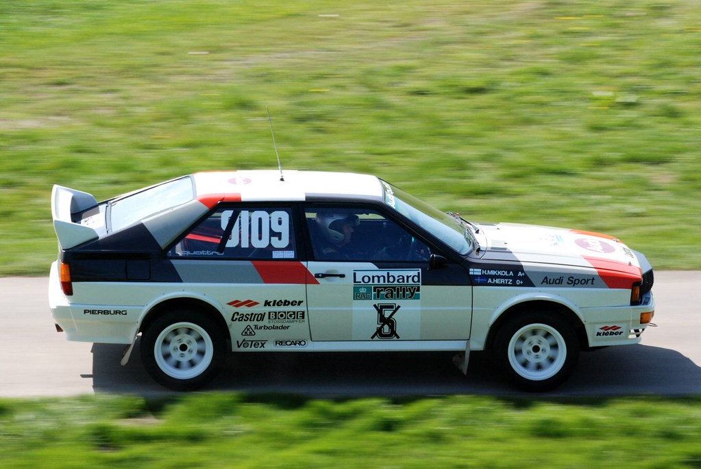 DSC_1177 Audi quattro at Gurston Down Hilllcimb, April 201… Nicky
