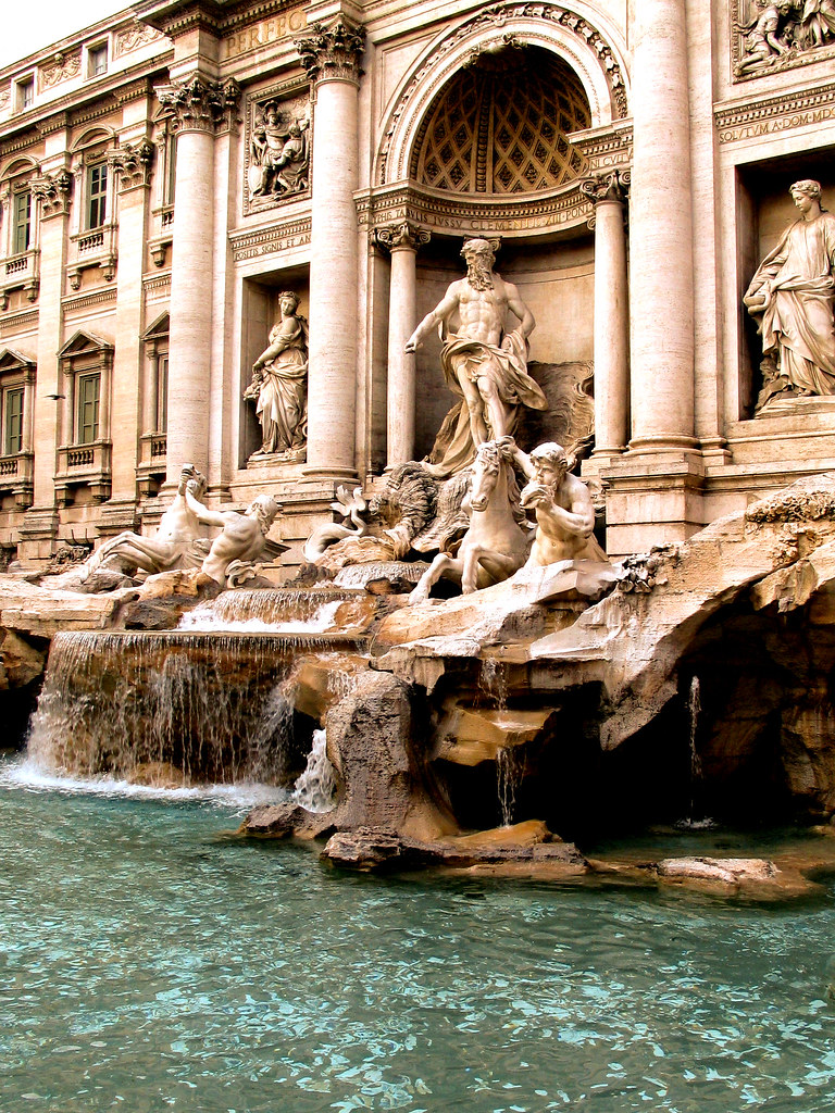 La Dolce Vita The Trevi Fountain is the setting for a noto… Flickr