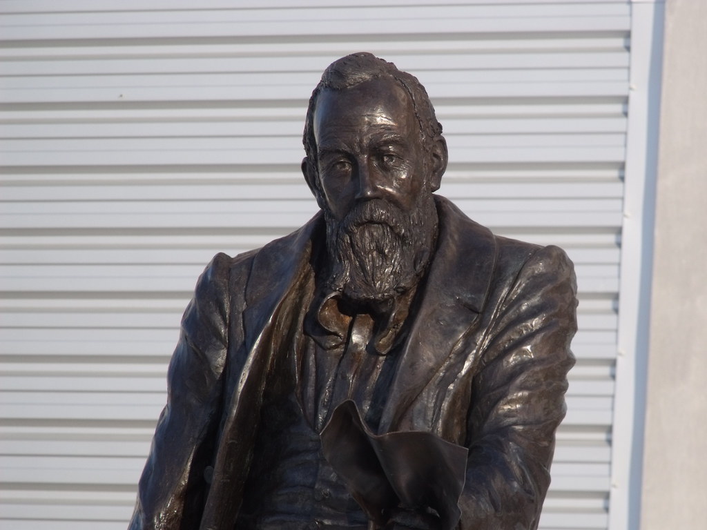 Statue of William McGregor outside Villa Park The first bi… Flickr