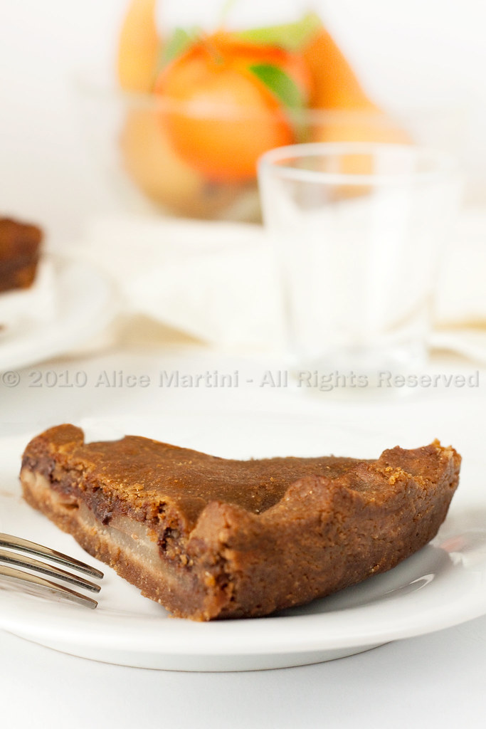 Crostata Di Farina Di Castagne Con Pere E Cioccolato Ches Flickr