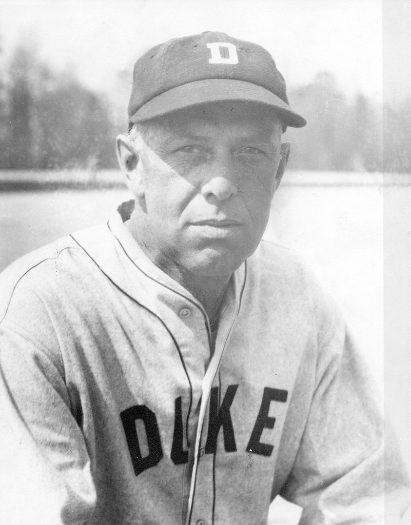 Coach Jack Coombs, 1944 Jack Coombs coached baseball at Du… Flickr