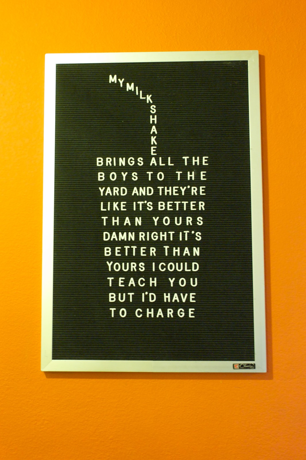 Lyrics On the Wall Flickr