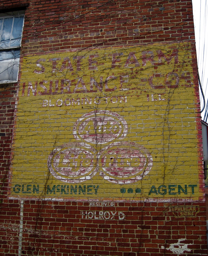 State Farm, Mullens, WV State Farm ghost sign in Mullens, … Flickr