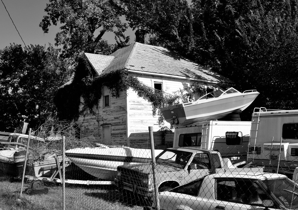 House and Junk Found in Park, OK. Lynne's Lens Flickr