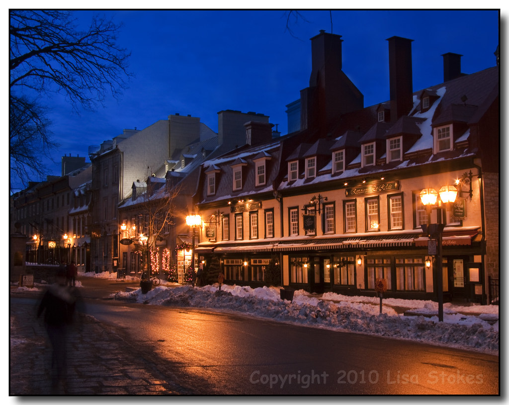 Rue SteAnne Across from the Chateau Frontenac in Quebec C… Lisa