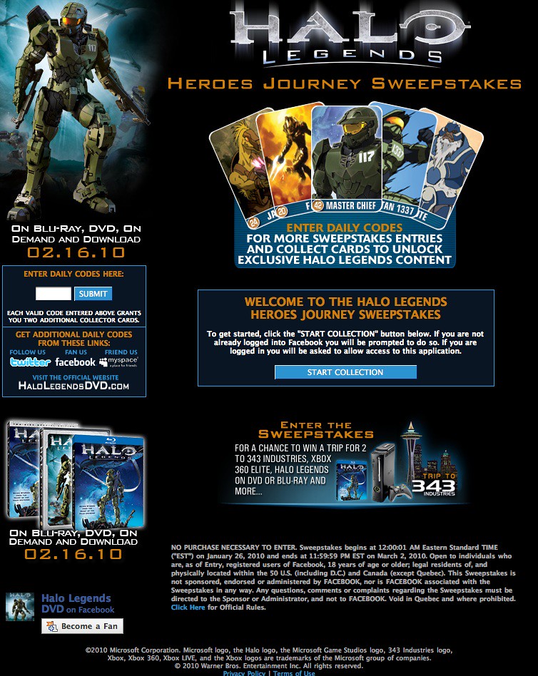 Halo Legends "Trading Cards" on Facebook Card collecting a… Flickr