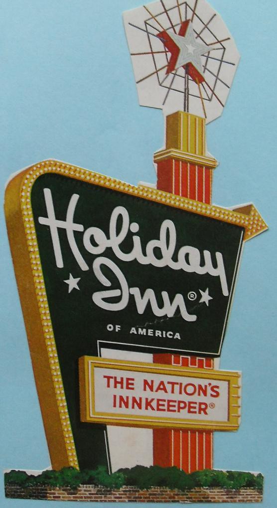 1960s HOLIDAY INN Sign Graphic Illustration Vintage Advert… Flickr