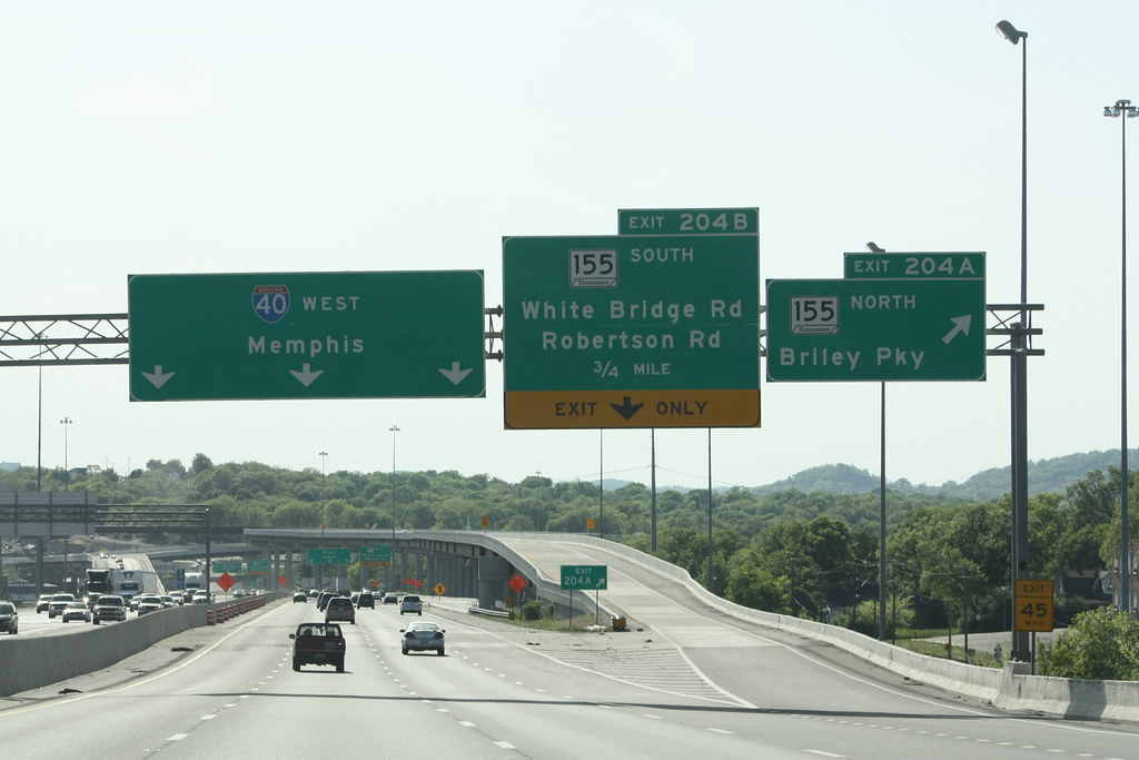 I40 West Exit 204B&A TN 155 Briley Parkway I40 West … Flickr