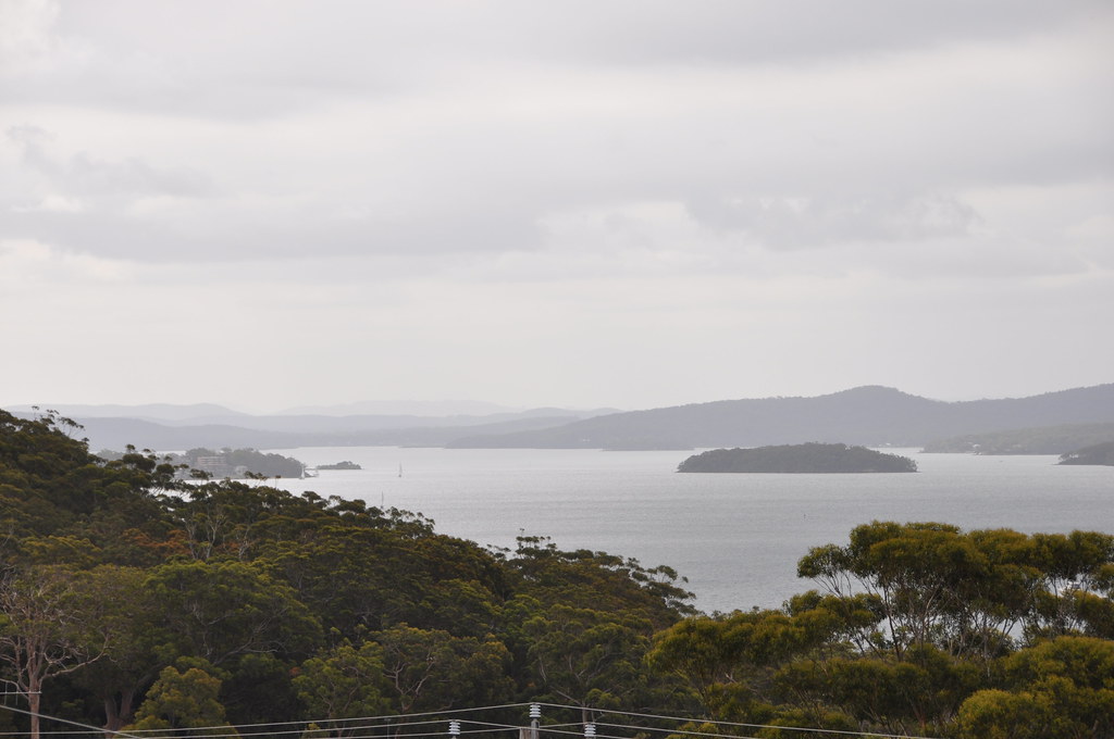 Towards Soldiers Point Marina . Nelson Bay .NSW . sccart Flickr