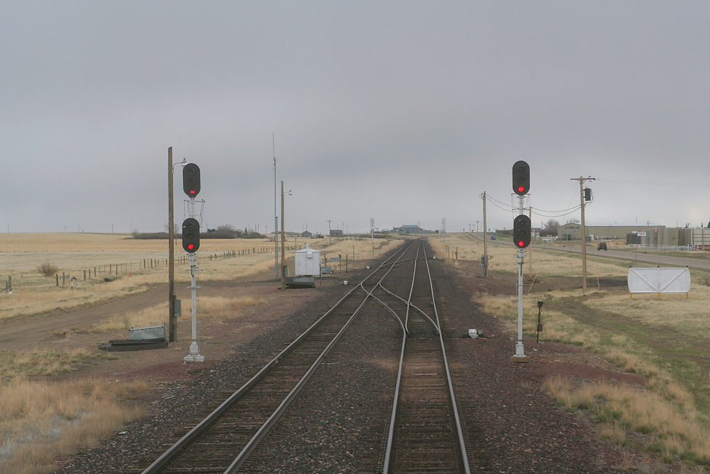 Cut Bank Crossover Amtrak's westbound Empire Builder has j… Flickr