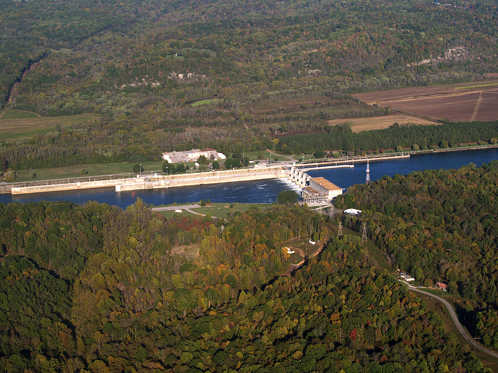Ashland City, Tennessee Cheatham Lock & Dam An aerial vi… Flickr