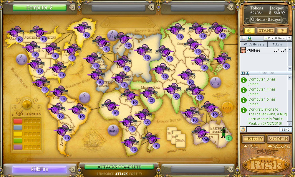 Free online Risk board game by Pogo The green has a chance… Flickr