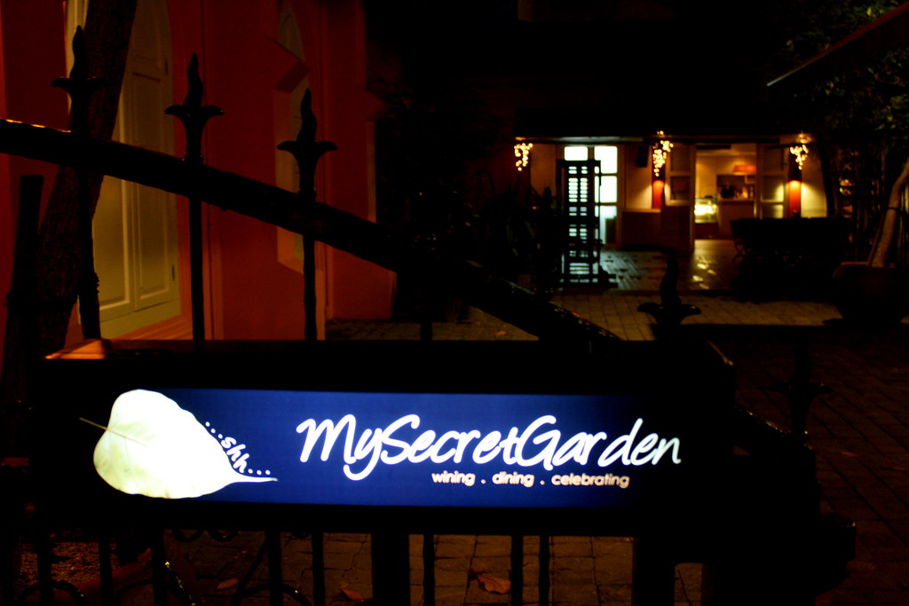 My Secret Garden restaurant Nice little place tucked away … Flickr