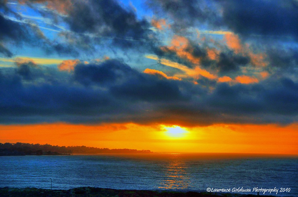 Monterey Bay Sunset © Lawrence Goldman 2010, All Rights Re… Flickr