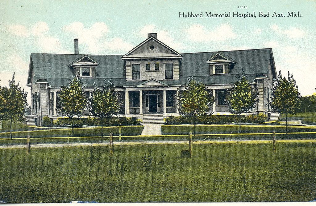 Bad Ax MI Hubbard Memorial Hospital 1909 OE Kewley JFE Car… Flickr