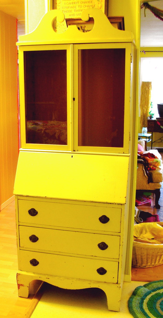 1940's secretary desk I received off of freecycle. Thank y… Flickr