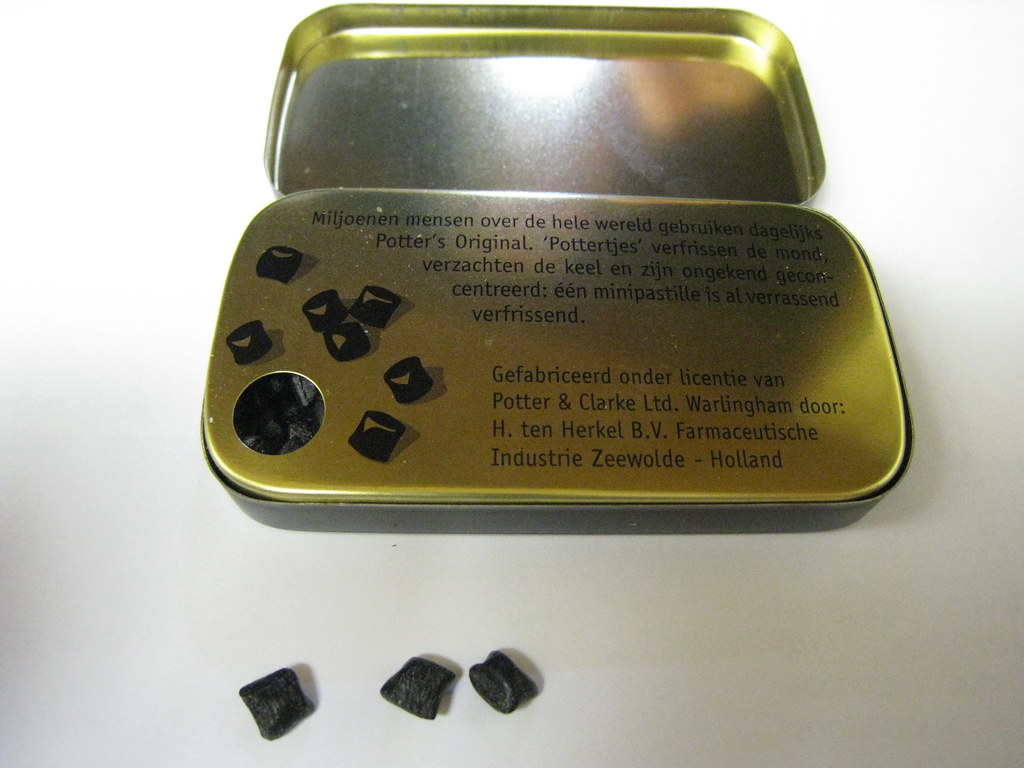 Potter's Original 02 Concentrated black licorice with ment… Flickr