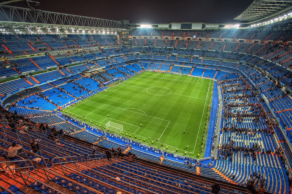 Real Madrid CF Santiago Bernabéu Stadium, Madrid HDR Flickr