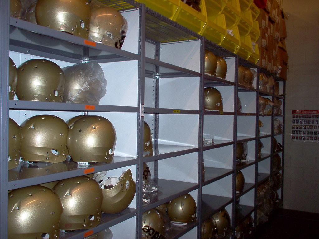 Football Equipment Storage "How to Max your Equipment Room" a photo